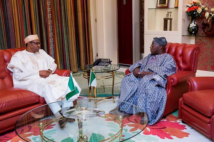 President Muhammadu Buhari and Chief Olusegun Obasanjo special visit