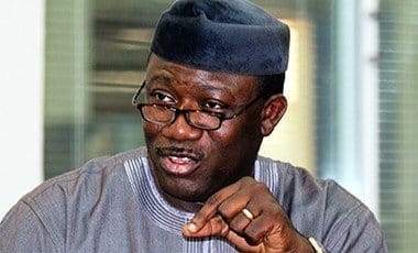 Minister of Solid Minerals Development Dr Kayode Fayemi