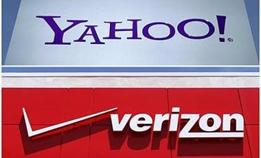 Yahoo and Verizon logos