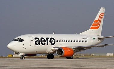 Aero 5N-BKR flight