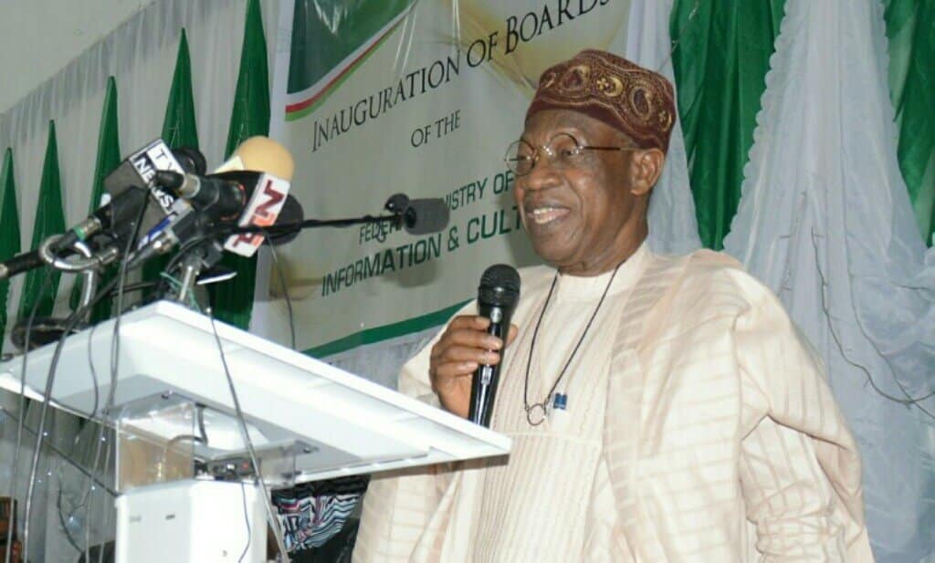 Lai Mohammed inaugurates board on Nigerian Flavours