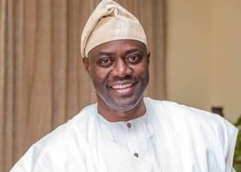 Seyi Makinde at the Inauguration of Oyo Commissioners