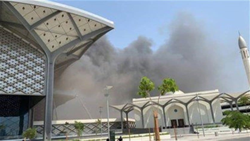 Fire strikes Saudi high-speed train station