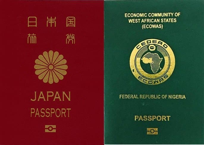 japan passport vs nigerian passport
