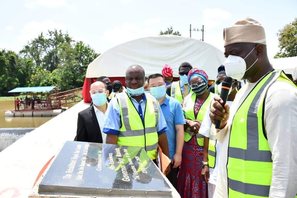 Seyi Makinde commissioning Eleyele Dam Project
