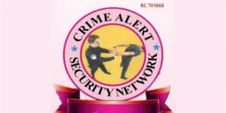 Crime Alert Security Network Logo