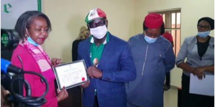 INEC Presents Certificate of Return to Obaseki