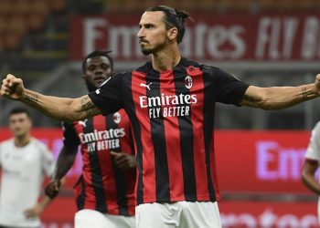 AC Milan’s Swedish forward Zlatan Ibrahimovic