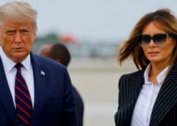 United States President Donald Trump and wife Melania