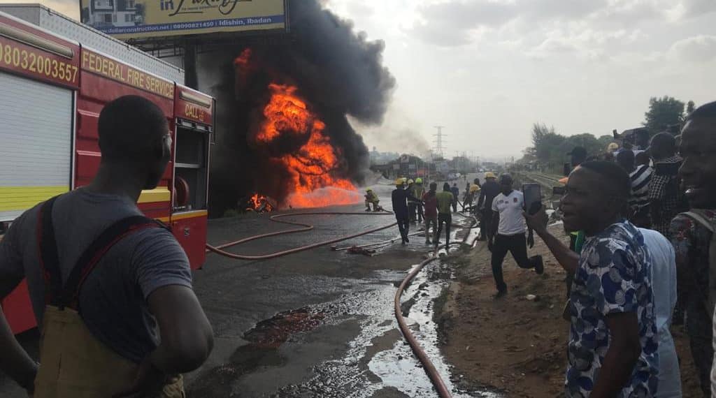 Petrol tanker explosion in Ibadan