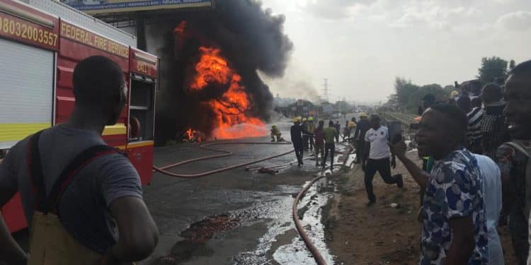 Petrol tanker explosion in Ibadan