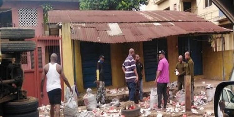 Fear in Onitsha as truckload of live bullets falls