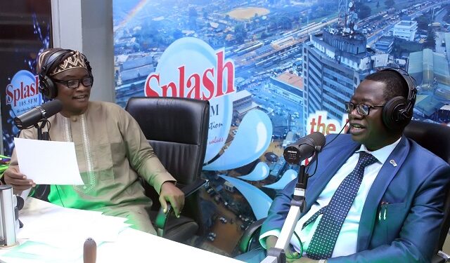 Prof Ayobami Salami with Olayinka Agboola