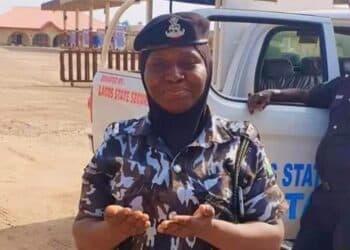 Female Police Officer in Hijab
