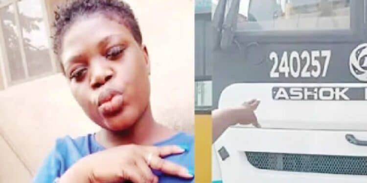 Lady Missing On BRT in Lagos