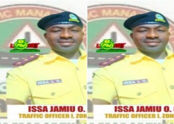 LASTMA Officer Jamiu Issa
