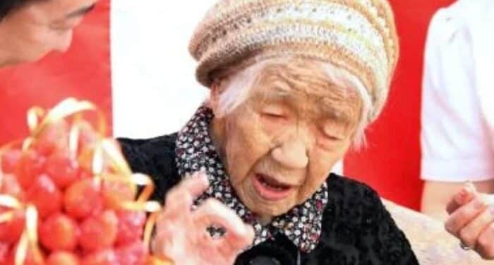 Worlds oldest person in Japan