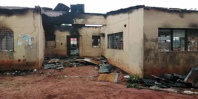 INEC Burnt Office