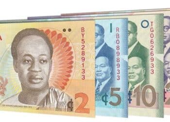 ghanaian cedi bank notes