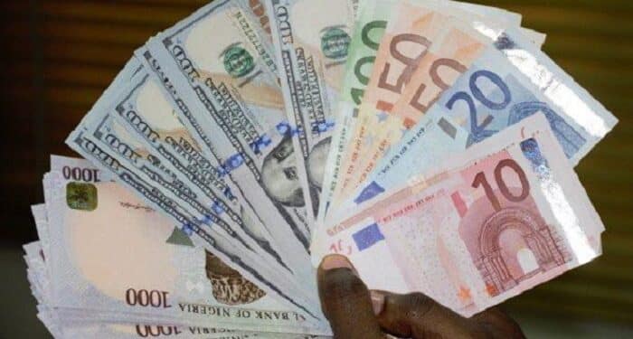 Naira, Dollar, Euro, British Pound