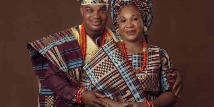 OYo NUJ-Chairman Demola Babalola with wife