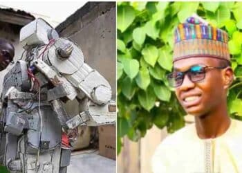 Nigerian Boy Who Built Remote Controlled Robot