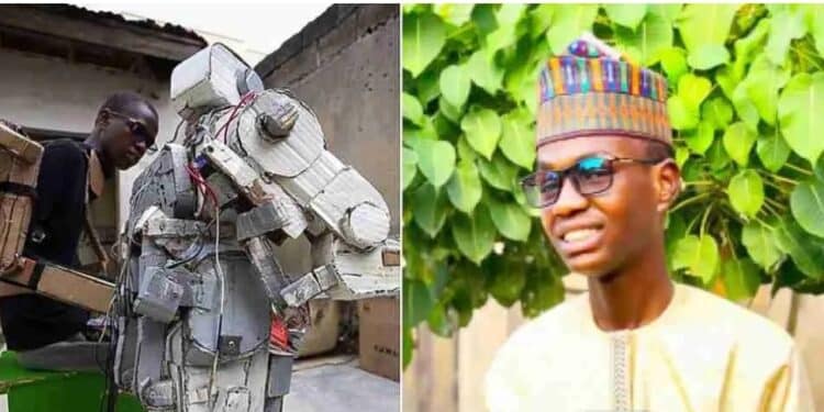 Nigerian Boy Who Built Remote Controlled Robot
