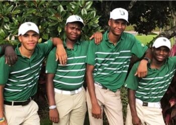 High School Golf Team of All Black Players
