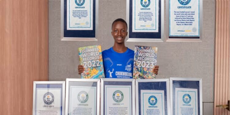 Victor Richard Kipo - Nigerian kid with eight Guinness World Records
