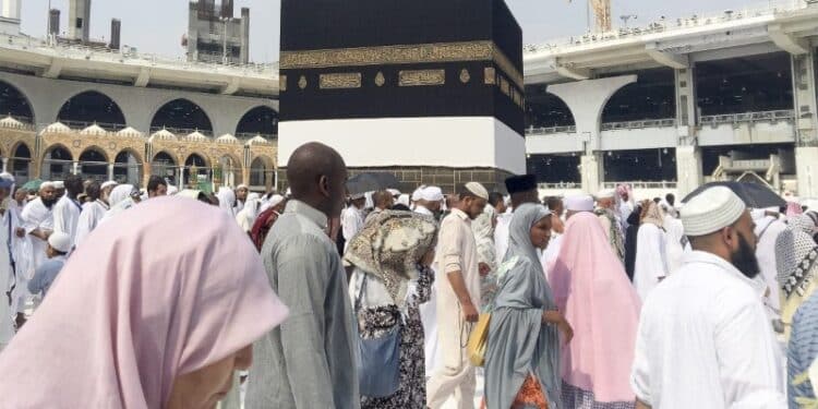 Stranded Nigerian pilgrims in Nigeria