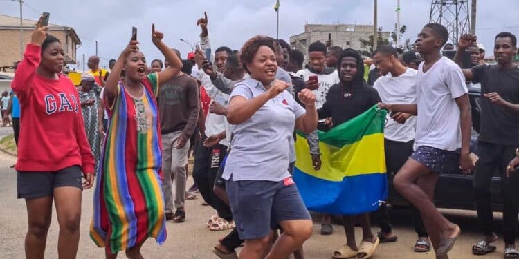 Gabonese Celebrate Downfall Of Bongos 53 Year Dynasty
