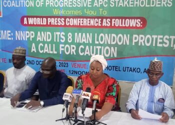 National Coalition of APC Progressives Stakeholders on NNPP Protest in London