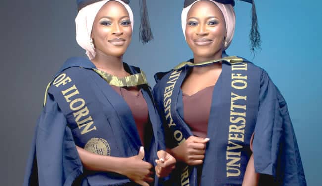 Twin Sisters who graduated First Class in UNILORIN