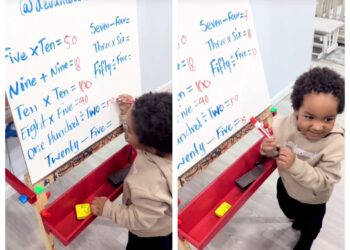 2-Year-Old Goes Viral For Solving Complex Math Problems After His Parents Noticed His Interest In Numbers When He Was 4 Months Old Devan-1