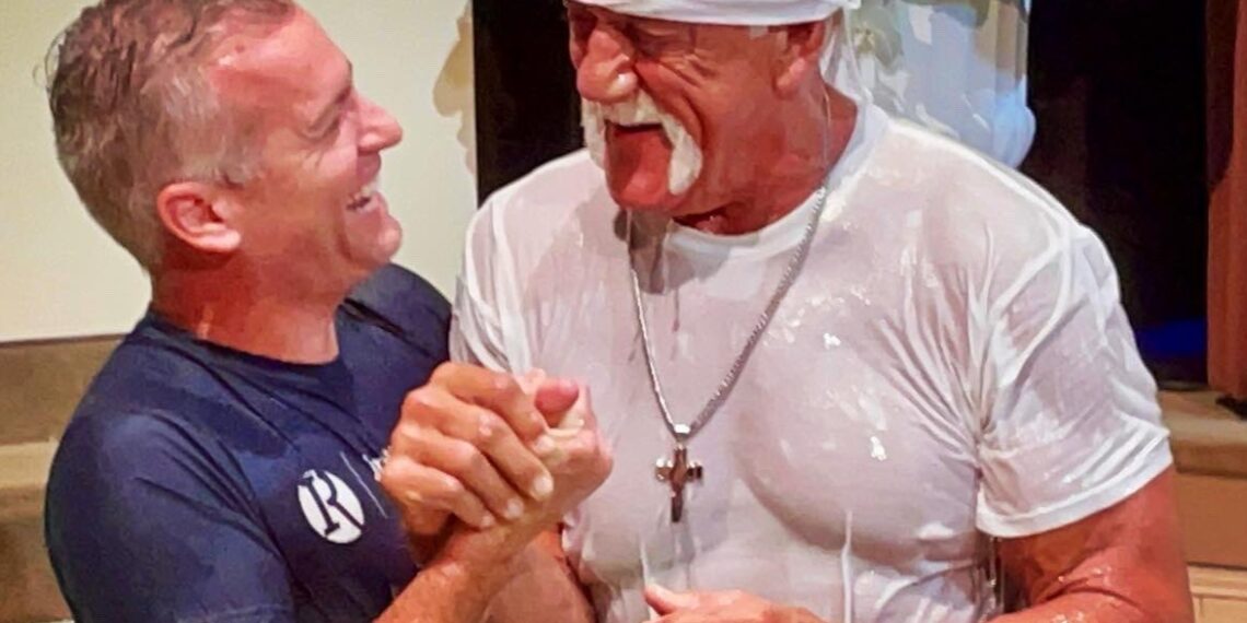 Hulk Hogan gets Baptised, Surrenders To Jesus