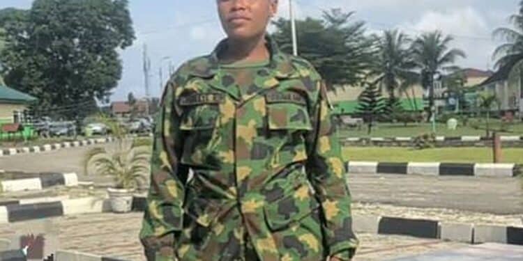 Nigerian female soldier Ogunleye Ruth Credit TikTok Ogunleyeruthsavage1