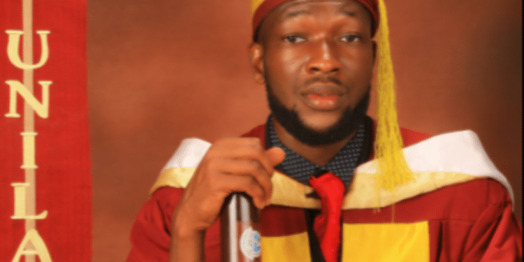 Olabode Ojo UNILAG first class graduate with perfect CGPA of 500