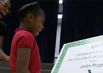 Jordan Phipps, 8-year-old gets scholarship at University of North Texas