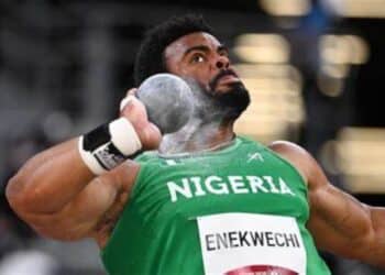 chukwuebuka enekwachi Nigerian Sets New African - shot put world record