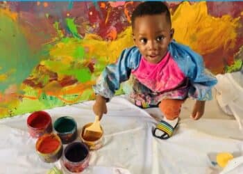 Ghanaian Toddler Ace-Liam Nana Sam Ankrah Gains Global Recognition As World Youngest Artist
