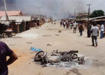Hoodlums attacks during Ikare Crisis