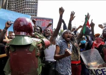 Chaos in Kenya as protesters storm parliament
