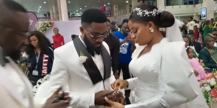 Nigerias First Airport Wedding Held MMA2 Lagos